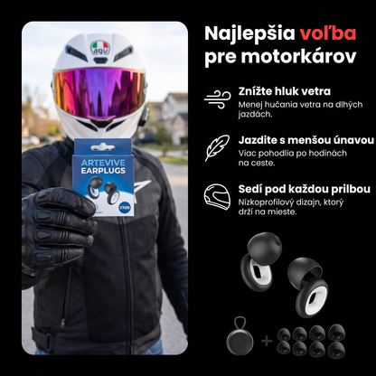 Binalide™ – Zajcsökkentő füldugók motorosoknak