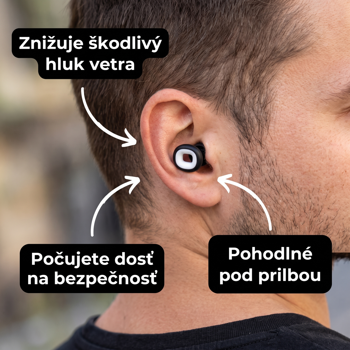 Binalide™ – Zajcsökkentő füldugók motorosoknak