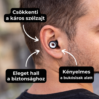 Binalide™ – Zajcsökkentő füldugók motorosoknak (1 par)