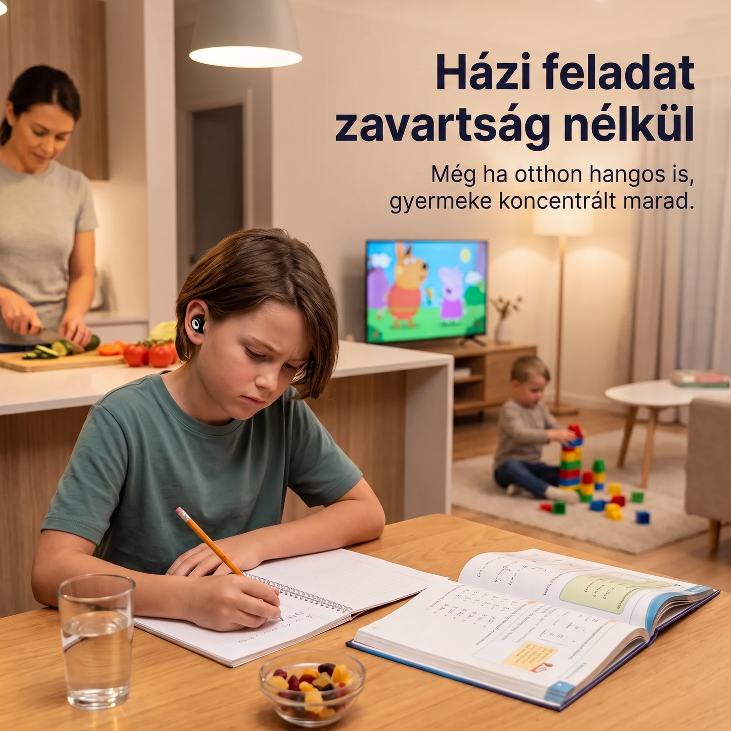 Binalide™ – Füldugók gyerekeknek, akiknek koncentrálniuk kell (1 par)